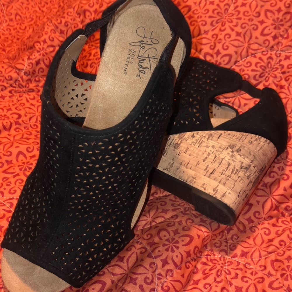 LifeStride 11 WIDE Wedge Sandal